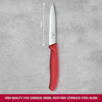 Victorinox 6.7701.C1 Swiss Classic 10cm Düz Soyma Bıçağı, Kırmızı