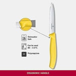 Victorinox 6.7706.L118 SwissClassic 10cm Soyma Bıçağı, Sari