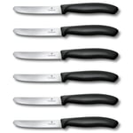 Victorinox 6.7833.6 SwissClassic Blisterli Siyah 6lı Domates Bıçağı