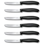 Victorinox 6.7833.6 SwissClassic Blisterli Siyah 6lı Domates Bıçağı