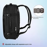 Victorinox Crosslight, Boarding Bag, Siyah, Siyah, Talla única, Daypack