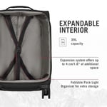Victorinox Crosslight Frequent Flyer Carry-On - Seyahat Temelleri için Hafif Tekerlekli Bavul - Katlanabilir Düzenleyicili Genişletilebilir Bagaj, Mavi, 43 mm, Sık Uçan Yolcu