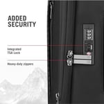 Victorinox Crosslight Frequent Flyer Carry-On - Seyahat Temelleri için Hafif Tekerlekli Bavul - Katlanabilir Düzenleyicili Genişletilebilir Bagaj, Mavi, 43 mm, Sık Uçan Yolcu