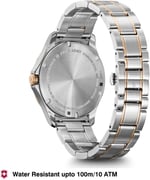 Victorinox Erkek saati Alliance, erkek kol saati, analog, kuvars, 100 m'ye kadar su geçirmez, gövde çapı 40 mm, kayış 21 mm