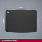 Victorinox Kesme Tahtası Kitchen Serisi, Bıçakları Koruyucu, Bulaşık Makinesinde Yıkanabilir, Uzun Ömürlü, L (44,4 x 33 x 0,6, Düz sİyah