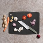 Victorinox Kesme Tahtası Kitchen Serisi, Bıçakları Koruyucu, Bulaşık Makinesinde Yıkanabilir, Uzun Ömürlü, L (44,4 x 33 x 0,6, Düz sİyah