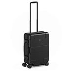 Victorinox Lexicon Çerçeveli Hardside Carry-On, Fırçalanmış Siyah, Carry-on global, Küresel