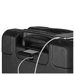 Victorinox Lexicon Çerçeveli Hardside Carry-On, Fırçalanmış Siyah, Carry-on global, Küresel