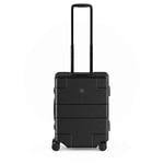Victorinox Lexicon Çerçeveli Hardside Carry-On, Fırçalanmış Siyah, Carry-on global, Küresel