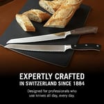 Victorinox mutfak bıçağı Ekmek bıçağı dalgalı yüzey dövülmüş hediye kutusu 23 cm, 7.7433.23 G