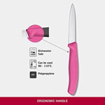 Victorinox mutfak bıçağı için sebze (8 cm Bıçak, kaymaz sap, Mittelspitz, paslanmaz çelik, bulaşık makinesinde yıkanabilir), Pembe, One Size