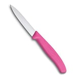 Victorinox mutfak bıçağı için sebze (8 cm Bıçak, kaymaz sap, Mittelspitz, paslanmaz çelik, bulaşık makinesinde yıkanabilir), Pembe, One Size