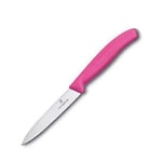 Victorinox mutfak bıçağı için sebze (8 cm Bıçak, kaymaz sap, Mittelspitz, paslanmaz çelik, bulaşık makinesinde yıkanabilir), Pembe, One Size