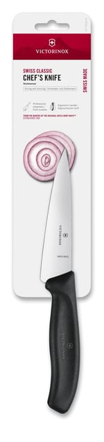 Victorinox mutfak bıçağı Swiss Classic tranç blister Uzunluk 12 cm, 6.8003.12b üstüne siyah