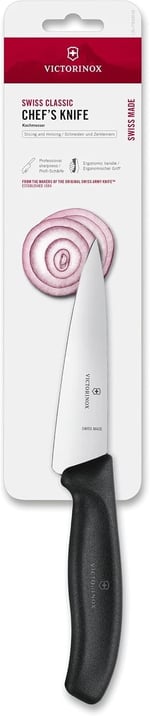 Victorinox mutfak bıçağı Swiss Classic tranç blister Uzunluk 12 cm, 6.8003.12b üstüne siyah