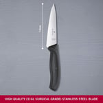 Victorinox mutfak bıçağı Swiss Classic tranç blister Uzunluk 12 cm, 6.8003.12b üstüne siyah