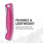 Victorinox S Classic Pembe Katlanır Soyma Bıçağı 11 cm