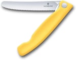 Victorinox Swiss Classic 11cm Tırtıklı Piknik Bıçağı, Sarı