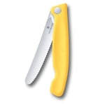 Victorinox Swiss Classic 11cm Tırtıklı Piknik Bıçağı, Sarı