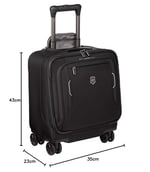 Victorinox Werks Traveler 6.0 Seyahat Çantası 4 Tekerlekli - El Bagajı Tekerlekli 23x35x43 Unisex - Siyah