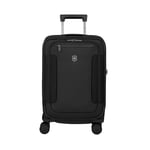 Victorinox Werks Traveler 7.0, Frequent Flyer Carry-On, 8-Wheel Softside Genişletilebilir Kabin Kılıfı, Siyah