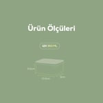 Vienev 12'li 350 Ml Buzdolabı Dondurucu Organizer Mikrodalga Ve Difrize Uygun Saklama Kabı Mint