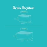 Vienev 20'li Buzdolabı Düzenleyici Organizer Mikrodalgaya Uygun Difriz Saklama Kabı Turuncu