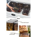 Vienev 24lü Peggy Dikdörtgen Saklama Kabı Seti 6x( 1900ml, 1500ml, 1150ml, 800ml ) Etiketli