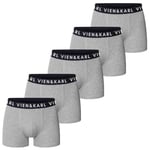 VIEN&KARL 5'li Paket Erkek Premium Boxer Gri M