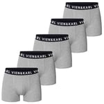 VIEN&KARL 5'li Paket Erkek Premium Boxer Gri M