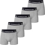 VIEN&KARL 5'li Paket Erkek Premium Boxer Gri M