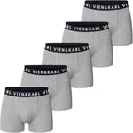 VIEN&KARL 5'li Paket Erkek Premium Boxer Gri M