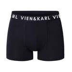 VIEN&KARL 5'li Paket Erkek Premium Boxer Siyah M