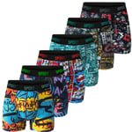 VIEN&KARL 6'lı Premium Kutu, Erkek Boxer, Pamuklu, Likralı, Erkek İç Çamaşırı Külot