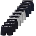 VIEN&KARL 9'lu Paket, Erkek Boxer, Pamuklu, Likralı, Premium Erkek İç Çamaşırı Külot