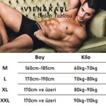 VIEN&KARL Erkek Boxer, Pamuklu, Likralı, Premium Erkek İç Çamaşırı Külot