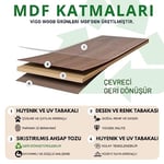 Vigo Wood - LS051 Minderli Eğim Ayarlanabilir Mousepadli Laptop Sehpası