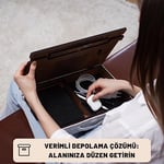 Vigo Wood - LS051 Minderli Eğim Ayarlanabilir Mousepadli Laptop Sehpası