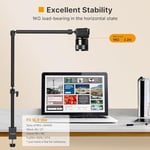 VIJIM LS08 Masa Kelepçeli Ve Kollu Tripod (üç parçalı) Siyah
