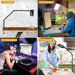 VIJIM LS08 Masa Kelepçeli Ve Kollu Tripod (üç parçalı) Siyah