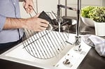 Vileda Glitzi Power Pad Inox, Ekstra kaliteli, Pas tutmaz, Zorlu lekeleri söker, 2'li Paket