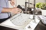 Vileda Glitzi Power Pad Inox, Ekstra kaliteli, Pas tutmaz, Zorlu lekeleri söker, 2'li Paket
