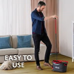 Vileda Turbo 2in1 Komple Temizlik Seti, 130 cm Uzayan Sap, Üçgen Başlık - Seçenekler: Turbo 2in1, Turbo