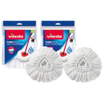 Vileda Turbo Classic mop yedek başlık, mikrofiber, beyaz, 2 adet