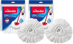 Vileda Turbo Classic mop yedek başlık, mikrofiber, beyaz, 2 adet