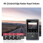Viofo High Endurance 128GB Class 10 A2 V30 100MB/s Okuma 80MB/s Yazma Micro SD Hafıza Kartı