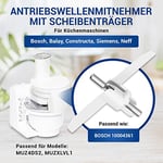 VIOKS Bosch MUM aksesuarı 10004361 için akan oyma kanadı yedeği, mutfak robotu için tahrik eden akışlı oyma aleti MUMX MUM4 MUM4428 MUM4427 MUZ4DS4 yedek parça, aksesuar ve diğer