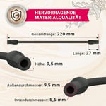VIOKS Siеmens 12004554 için süt hortumu süt borusu yedeği Köpürtme başlığı için hortum 220 mm VeroAroma 500, 700, EQ.6 serisi 300, 500, 700 kahve makinesi için