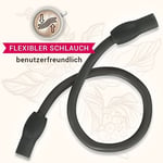 VIOKS Siеmens 12004554 için süt hortumu süt borusu yedeği Köpürtme başlığı için hortum 220 mm VeroAroma 500, 700, EQ.6 serisi 300, 500, 700 kahve makinesi için
