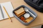 ViosStore Sızdırmaz Lunch Box – 3 Bölmeli Yemek Kabı | Öğle Yemeği Kutusu | Saklama Kabı | BPA İçermez (Beyaz)